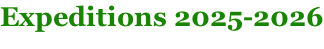 Expeditions 2025-2026